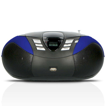 SCD-37 USBBLUE Scd-37 usb blue portable fm radio cd and usb player blue Product foto